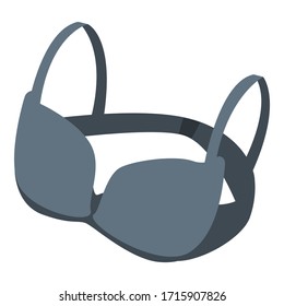 Bra underwear icon. Isometric of bra underwear vector icon for web design isolated on white background