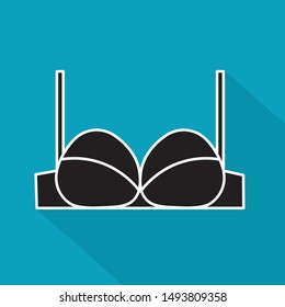 bra underwear icon- vector illustration