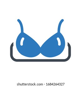 bra vector glyph color icon 