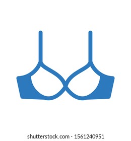 bra vector glyph colour icon 