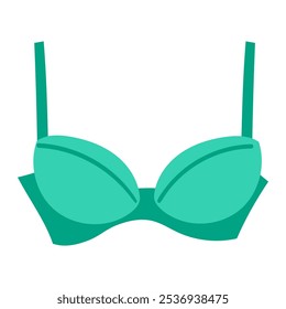 Bra vector icon. Cartoon vector icon isolated on white background.