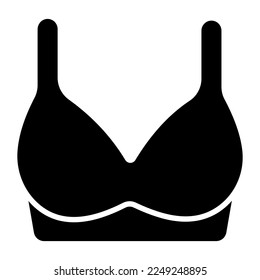 Bra vector icon design, ladies undergarments