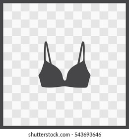 Bra vector icon. Isolated illustration. Business picture.