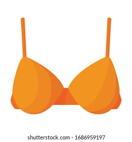 Bra vector icon.Cartoon vector icon isolated on white background bra.