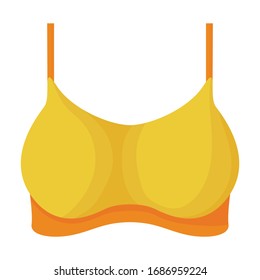 Bra vector icon.Cartoon vector icon isolated on white background bra.