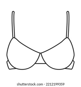 Icono de vector de borde.Icono de vector de contorno aislado en barra de fondo blanca.
