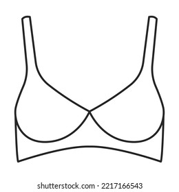 Icono de vector de borde.Icono de vector de contorno aislado en barra de fondo blanca.