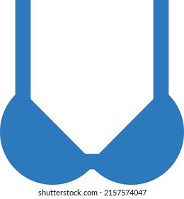Bra Vector illustration on a transparent background.Premium quality symbols.Glyphs vector icon for concept and graphic design.