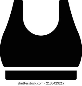 Bra Vector illustration on a transparent background.Premium quality symbols.Glyphs vector icon for concept and graphic design.