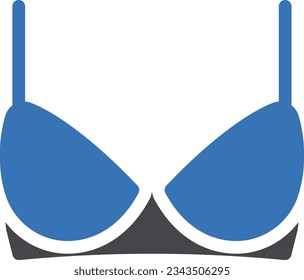 imagen de sujetador Vector sobre un fondo transparente.Símbolos de calidad premium.Icono vector glifos para el diseño de concepto y gráfico. 

