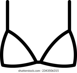 bra Vector illustration on a transparent background.Premium quality symmbols.Stroke vector icon for concept and graphic design. 

