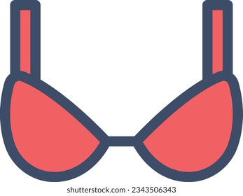 bra Vector illustration on a transparent background.Premium quality symmbols.Stroke vector icon for concept and graphic design. 

