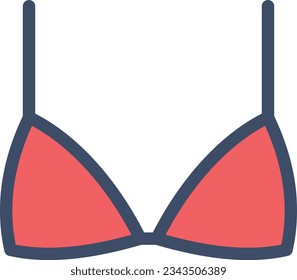 bra Vector illustration on a transparent background.Premium quality symmbols.Stroke vector icon for concept and graphic design. 

