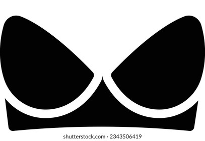 bra Vector illustration on a transparent background.Premium quality symmbols.Glyphs vector icon for concept and graphic design. 

