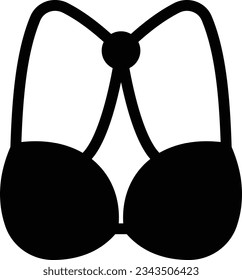 bra Vector illustration on a transparent background.Premium quality symmbols.Glyphs vector icon for concept and graphic design. 

