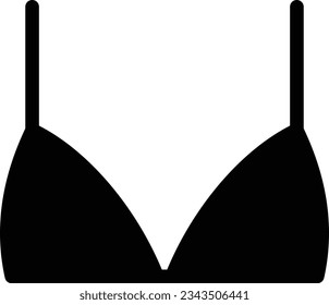 imagen de sujetador Vector sobre un fondo transparente.Símbolos de calidad premium.Icono vector glifos para el diseño de concepto y gráfico. 

