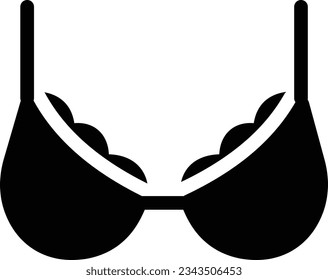 bra Vector illustration on a transparent background.Premium quality symmbols.Glyphs vector icon for concept and graphic design. 

