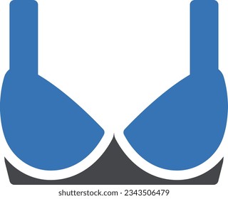 imagen de sujetador Vector sobre un fondo transparente.Símbolos de calidad premium.Icono vector glifos para el diseño de concepto y gráfico. 

