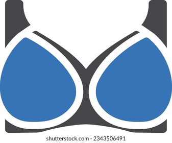 bra Vector illustration on a transparent background.Premium quality symmbols.Glyphs vector icon for concept and graphic design. 

