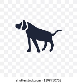 Bracco Italiano dog transparent icon. Bracco Italiano dog symbol design from Dogs collection. Simple element vector illustration on transparent background.