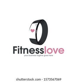 Bracelet Fitness Vector Logo Template