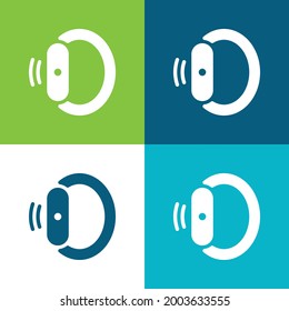 Bracelet Flat four color minimal icon set