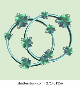 Bracelet with flowers