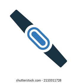 Bracelet, gadgets icon. Simple editable vector design isolated on a white background.