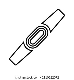 Bracelet, gadgets line icon. Outline vector.
