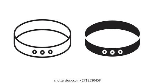 Concepto de icono de pulsera para infografía, Sitio web o App.