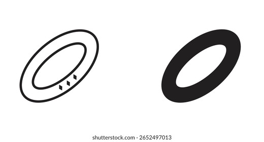 Ícone de pulseira Ilustrações de design. ícones da Web editáveis