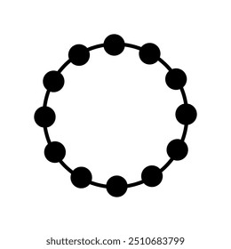 Icono de pulsera ilustrado sobre fondo
