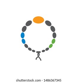 Bracelet icon ilustration vector template