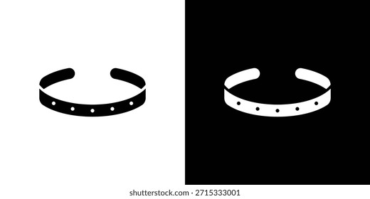 Ícone de pulseira Definir coleção. Silhueta vetorial.
