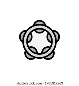 Bracelet icon. Simple color with outline vector elements of rock n roll icons for ui and ux, website or mobile application