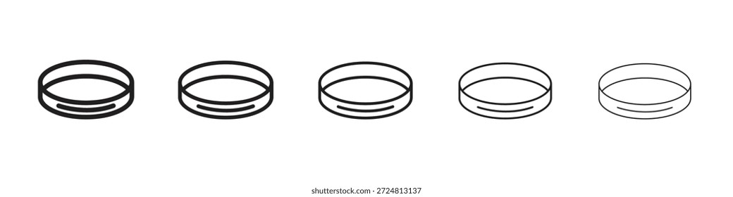 Icono de pulsera. Estilo de contorno simple. Elementos gráficos.