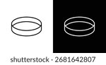 Bracelet icon simple vector pictogram. black and white icon concept