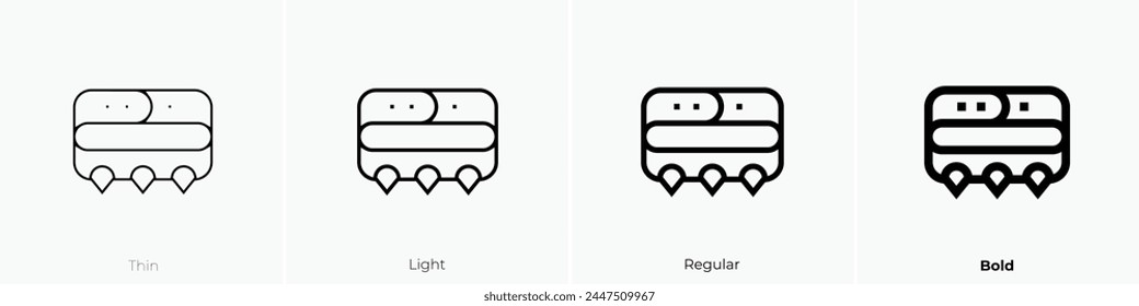 bracelet icon. Thin, Light Regular And Bold style design isolated on white background