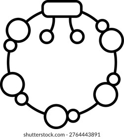 Bracelet Icon Vector Element line icon design vector icons