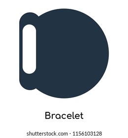 Bracelet icon vector isolated on white background. thin symbols or lined elements in outline style