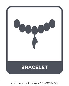 bracelet icon vector on white background, bracelet trendy filled icons from History collection, bracelet simple element illustration