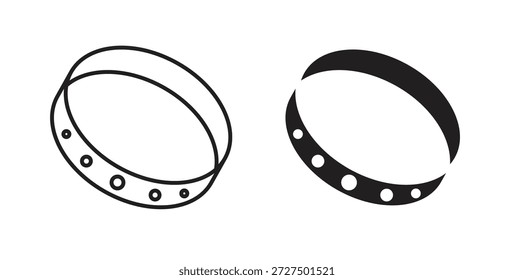 Armband-Symbol für Web und App. Vektorgrafik eps