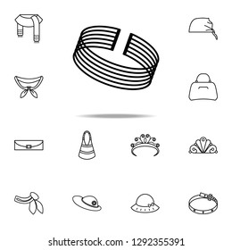 bracelet icon. Woman Accessories icons universal set for web and mobile
