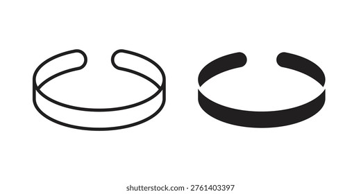 Bracelet icons. High-quality vector designs