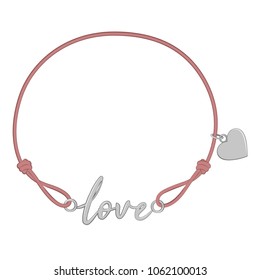 Bracelet isolated on white background