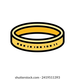 bracelet jewelry fashion color icon vector. bracelet jewelry fashion sign. isolated symbol illustration