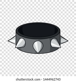 Bracelet with metal spikes icon. Cartoon illustration of bracelet with metal spikes vector icon for web