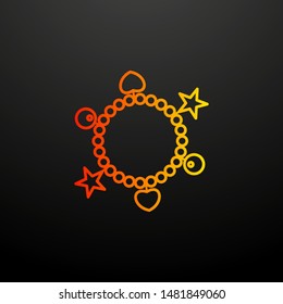 bracelet nolan icon. Elements of woman accessories set. Simple icon for websites, web design, mobile app, info graphics