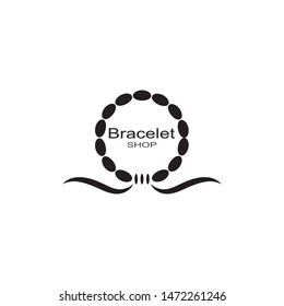 Bracelet Shop Badge Logo Modern Illustration