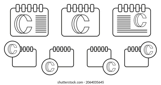 Bracelet vector icon in calender set illustration for ui and ux, website or mobile application
